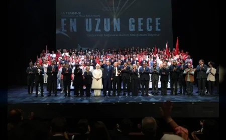 Emine Erdoğan: "‘En Uzun Gece’ destanı, milletimizin direnişini yeniden hatırlattı"