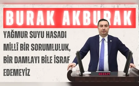 İYİ Partili Burak Akburak: “Yağmur suyu hasadı millî bir sorumluluk, bir damlayı bile israf edemeyiz”