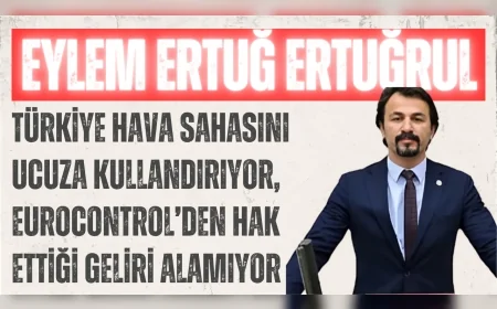 CHP’li Eylem Ertuğrul: “Türkiye hava sahasını ucuza kullandırıyor, EUROCONTROL’den hak ettiği geliri alamıyor”