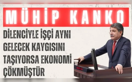 CHP’li Mühip Kanko: “Dilenciyle işçi aynı gelecek kaygısını taşıyorsa ekonomi çökmüştür”