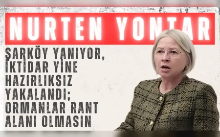 CHP’li Nurten Yontar: “Şarköy yanıyor, iktidar yine hazırlıksız yakalandı; ormanlar rant alanı olmasın”