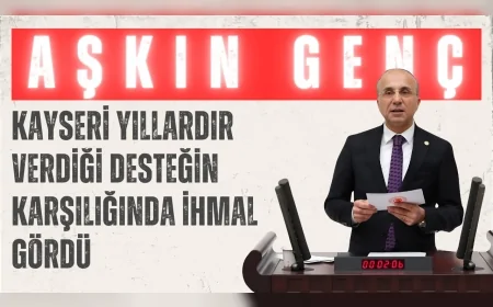 CHP Milletvekili Aşkın Genç: "Kayseri yıllardır verdiği desteğin karşılığında ihmal gördü"