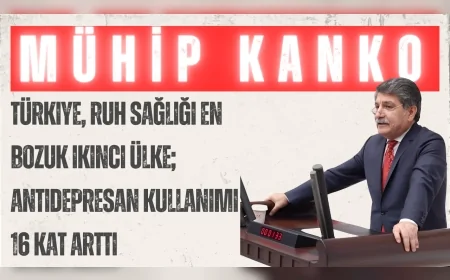 CHP’li Prof. Dr. Mühip Kanko: “Türkiye, ruh sağlığı en bozuk ikinci ülke; antidepresan kullanımı 16 kat arttı”