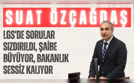 CHP'li Suat Özçağdaş: "LGS'de sorular sızdırıldı, şaibe büyüyor, Bakanlık sessiz kalıyor"