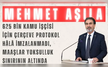 YRP’li Mehmet Aşıla: “625 bin kamu işçisi için çerçeve protokol hâlâ imzalanmadı, maaşlar yoksulluk sınırının altında”