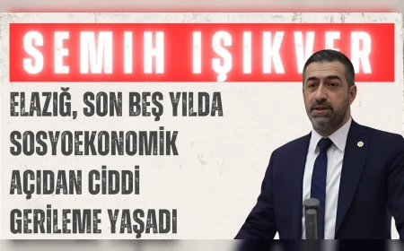 MHP’li Semih Işıkver: “Elazığ, son beş yılda sosyoekonomik açıdan ciddi gerileme yaşadı”