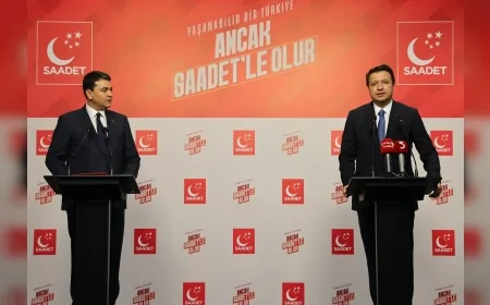 GÜLTEKİN UYSAL’DAN SAADET PARTİSİ’NE ZİYARET: ORTAK MESELELERDE İŞ BİRLİĞİ MESAJI