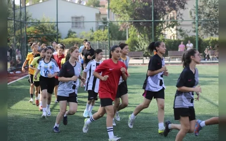 Ankara’da 7-13 yaş arası kız çocukları için ücretsiz futbol okulu başladı
