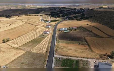 Kayseri’de Yüreğil, Eyim ve Kuşcağız Mahallelerini Birbirine Bağlayan 15 Kilometrelik Grup Yola 107 Milyon TL’lik Yatırım