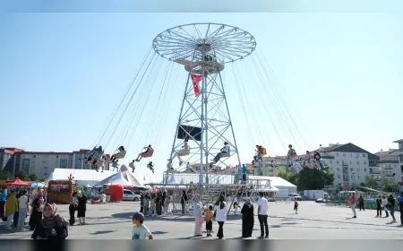 Çorum Belediyesi 700 Çocuğu Lunaparkta Buluşturdu, Yaz Tatiline Renk Kattı!