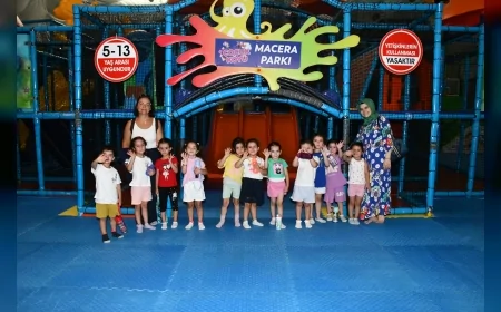 Balıkesir’de 82 anaokulu öğrencisi yenilenen Çocuk Köyü’nde eğlendi