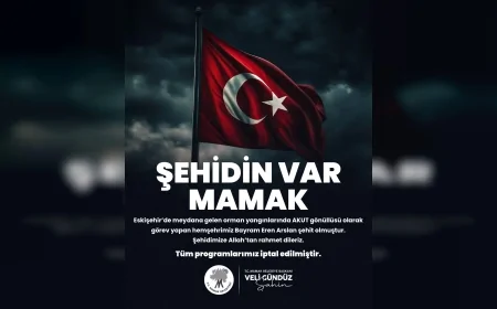 Mamak Belediyesi, Orman Yangını Şehitleri İçin Tüm Etkinliklerini İptal Etti