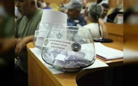 Etimesgut Belediyesi Pazar Yeri Tahsislerini Kura ile Belirledi: 280 Esnafın Yeri Netleşti