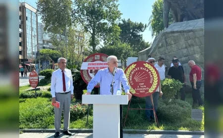 CHP Antalya İl Başkanlığı: "Kurucu değerlere sahip çıkacağız, yargı darbesine boyun eğmeyeceğiz"