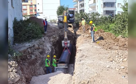 Aybastı Esenli Mahallesi’ne 2 kilometrelik yeni yağmur suyu hattı çalışması başlatıldı