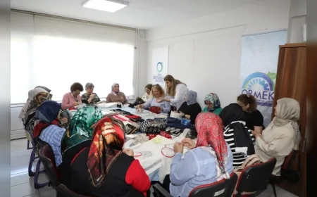 ORMEK’te 2024-2025 döneminde 6 binin üzerinde kursiyer ücretsiz meslek ve sanat eğitimi aldı