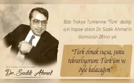 Bakan Göktaş, Dr. Sadık Ahmet’in 30. ölüm yıl dönümünde Batı Trakya’da düzenlenen anma törenine katıldı