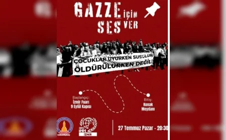 İzmir'de Filistin'e destek yürüyüşü düzenleniyor: Sivil toplum kuruluşları çağrıda bulundu