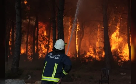 Antalya’da Aksu, Muratpaşa, Manavgat ve Gazipaşa’da Eş Zamanlı Orman Yangınları Çıktı