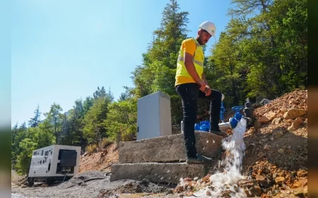 MESKİ, Anamur Çukurabanoz Mahallesi’nde yeni su kaynağını devreye alarak kuraklığa karşı önlem aldı