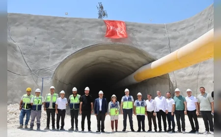 Dülük-OSB Tüneli’nde 425 Metrelik Kazı Tamamlandı, Şehir Trafiği Rahatlayacak