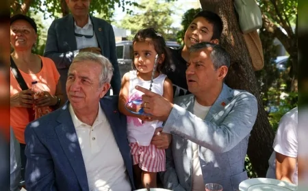 Özgür Özel ve Mansur Yavaş Ankara’daki üç büyük parkta incelemelerde bulundu