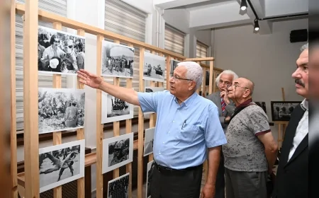 Mamak Belediyesi’nden Kıbrıs Barış Harekâtı’nın 50. yılına özel arşiv sergisi açıldı