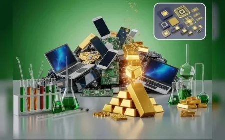 Avustralyalı Bilim İnsanlarından E-Atık Devrimi: Zehirli Kimyasallar Olmadan Altın Geri Kazanımı!