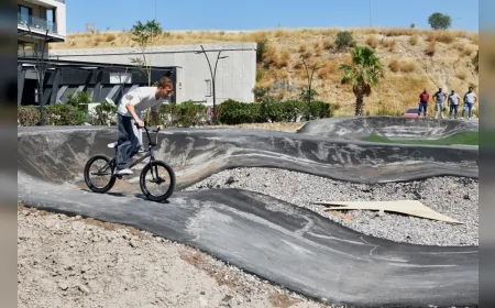Bornova’da Bisiklet Performans Parkı Tamamlanmak Üzere: Açılış İçin Geri Sayım Başladı