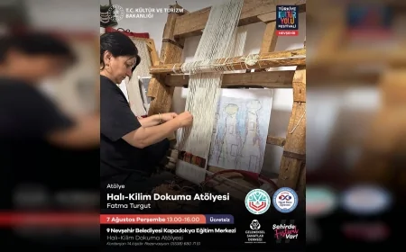 Nevşehir’de Halı-Kilim Dokuma Atölyesi Kültür Yolu Festivali Kapsamında Ziyaretçilere Açılıyor