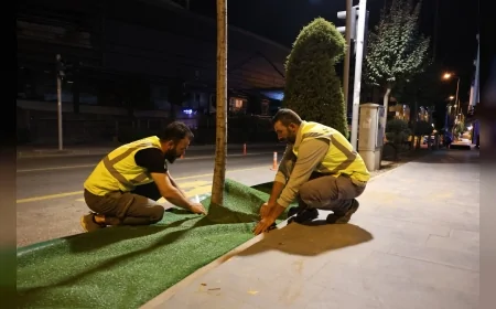 Nevşehir Belediyesi Park ve Bahçeler Müdürlüğü Kentin Yeşil Alanlarını Geliştirmek İçin Çalışmalarını Sürdürüyor