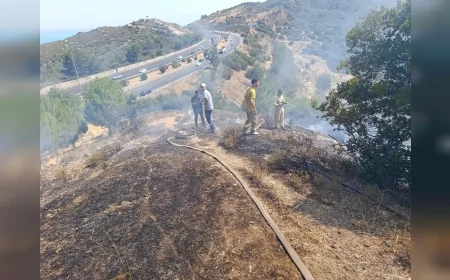 Güzelbahçe'de su kaynakları yangın ve kuraklık tehdidine karşı halk için seferber edildi