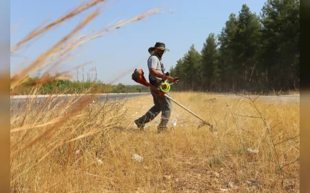 Kepez Belediyesi orman yangınlarına karşı temizlik ve destek ekipleriyle seferber oldu