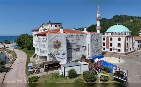 Fatsa’daki 18. yüzyıl Haznedaroğlu Konağı restore ediliyor, kent müzesine dönüştürülecek