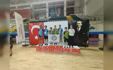 Muğla Büyükşehirli Sporcular Masa Tenisi Turnuvasında Tüm Kategorilerde Derece Elde Etti