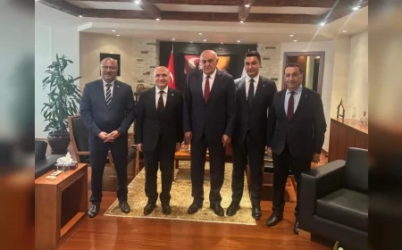 İYİ Parti Heyeti PANKOBİRLİK’te Üretim Maliyetleri ve Sulama Sorunlarını Görüştü