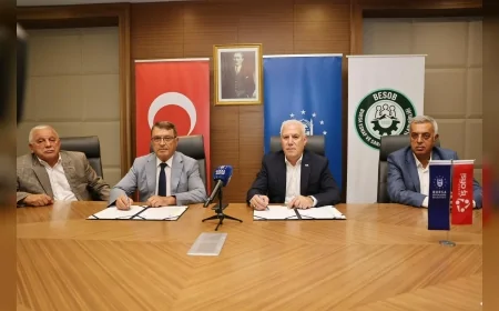Bursa Büyükşehir Belediyesi ile BESOB Arasında İstihdam ve Eğitim Odaklı İş Birliği Protokolü