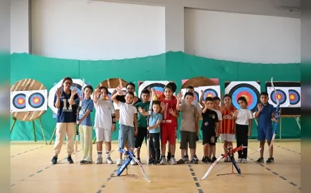 Altındağlı gençler okçuluğa akın etti, hedefte yeni Mete Gazoz’lar var