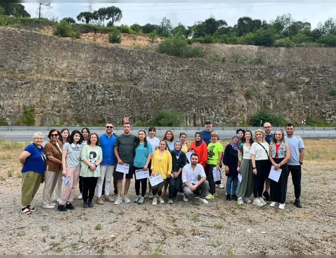 Kireçlik Koyunda kültürel, endüstriyel ve jeolojik miras gezisi düzenlendi