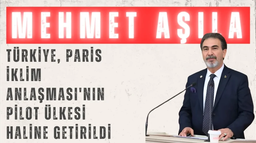 Yeniden Refah Partili Mehmet Aşıla: "Türkiye, Paris İklim Anlaşması'nın pilot ülkesi haline getirildi"