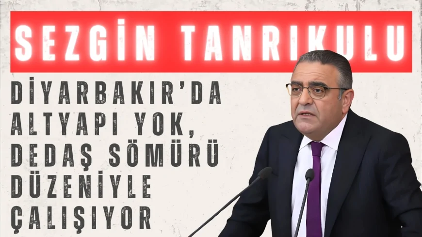 CHP Diyarbakır Milletvekili Sezgin Tanrıkulu: "Diyarbakır’da altyapı yok, DEDAŞ sömürü düzeniyle çalışıyor"