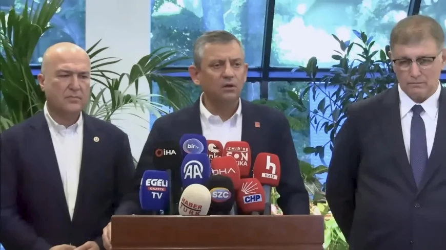 Özgür Özel: "Gözaltılar algı operasyonu, adil ve tutuksuz yargılama talep ediyoruz"