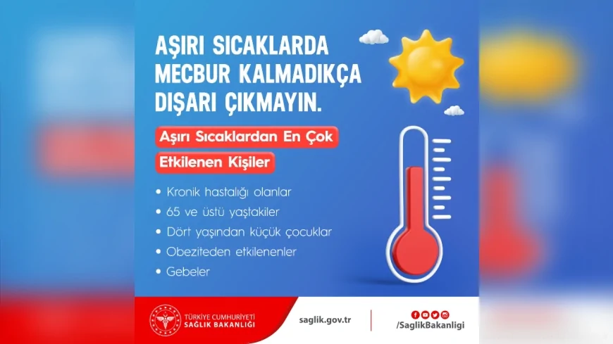 Aşırı sıcaklar kalp, tansiyon ve metabolizmayı tehdit ediyor: Günde 3 litre su önerisi