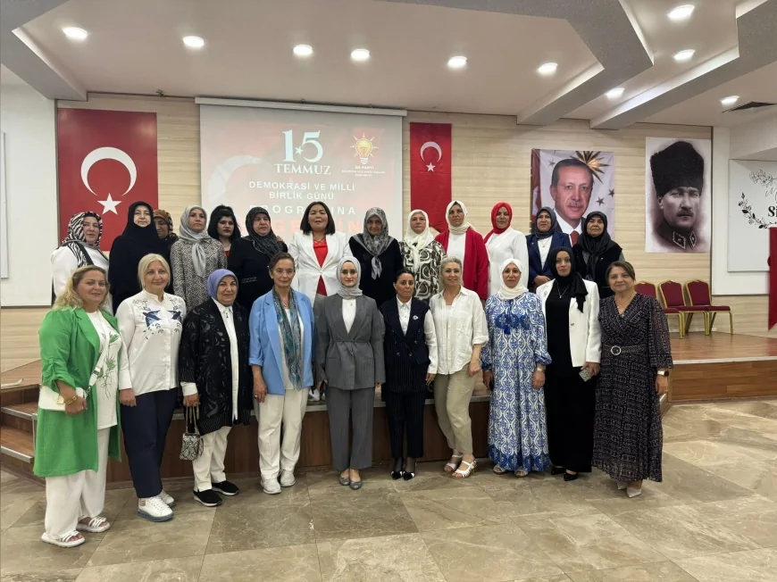AK Parti Keçiören Kadın Kolları 15 Temmuz için anma programı düzenledi