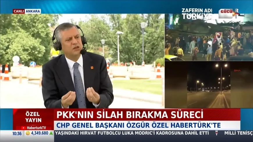 CHP Genel Başkanı Özgür Özel: “19 Mart bir darbedir, Erdoğan rakibini içeride tutarak yarış dışı bırakıyor”