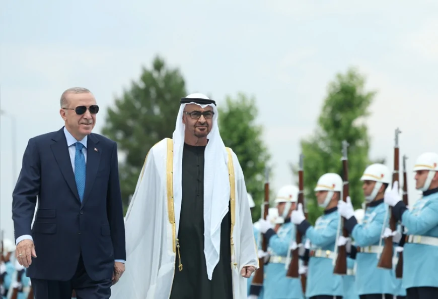 BAE Devlet Başkanı El Nahyan Ankara’da resmi törenle karşılandı, liderler ilk konsey toplantısına başkanlık edecek