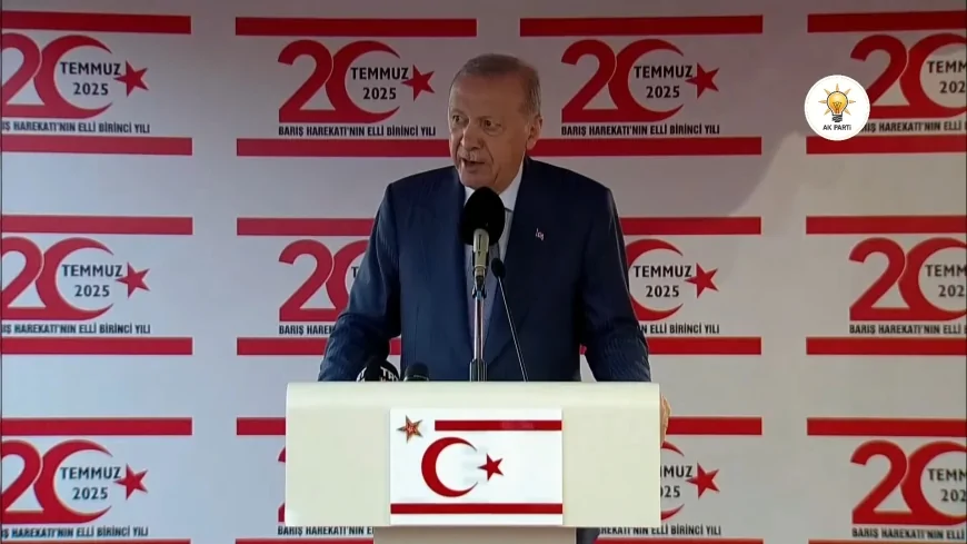 Cumhurbaşkanı Erdoğan: "Kıbrıs Türkü'nün özgürlük mücadelesi asla unutulmayacak"