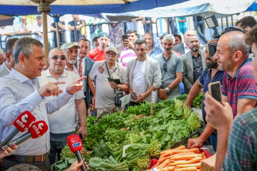 CHP Genel Başkanı Özgür Özel: "Geçim sıkıntısı her tezgâhta ayrı ayrı anlatılıyor"