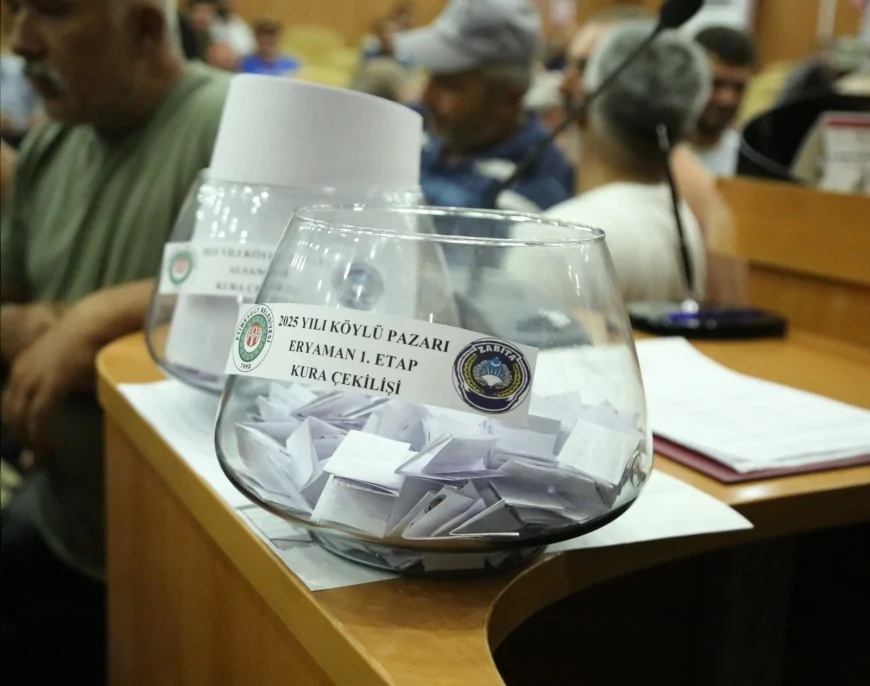 Etimesgut Belediyesi Pazar Yeri Tahsislerini Kura ile Belirledi: 280 Esnafın Yeri Netleşti