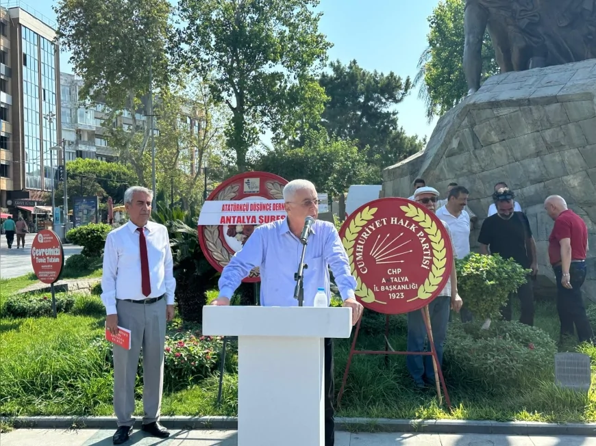 CHP Antalya İl Başkanlığı: "Kurucu değerlere sahip çıkacağız, yargı darbesine boyun eğmeyeceğiz"